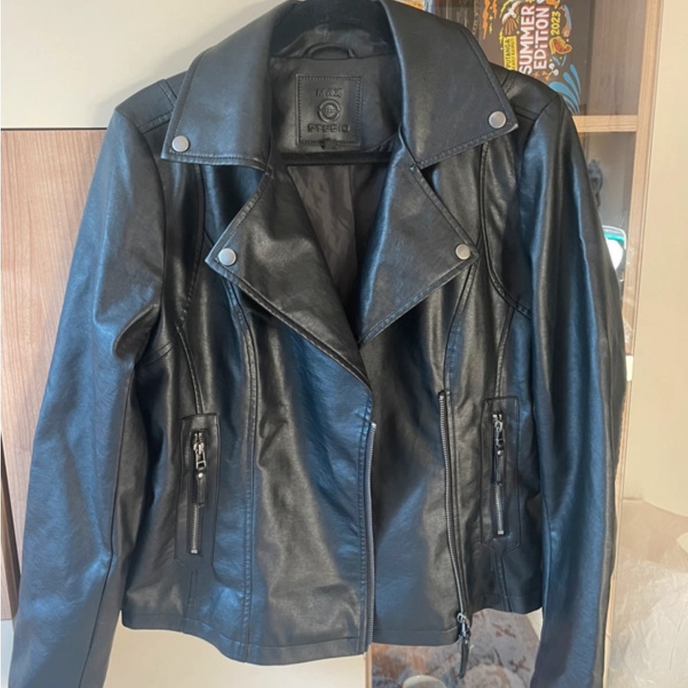 Nwot Max Studio Leather Jacket! - image 1